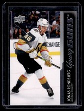2021-22 Upper Deck Series 2 Young Gunss Jonas Rondbjerg. Vegas Golden Knights