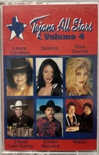 Tejano All Stars Vol.4 Tejano Cassette Mazz /Selena/ Emilio