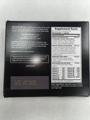 Bepic Elev8 1 Month Supply -Weight Loss Diet B Epic - Bild 2 von 3