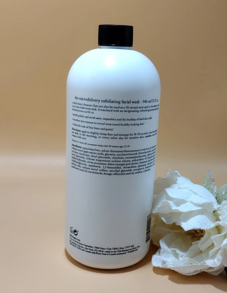 Philosophy The MicroDelivery Exfoliating Facial Wash 32 oz New &Seal  - Image 3 of 4