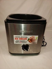 CUISINART 2 QUART ICE CREAM SORBET MAKER STAINLESS CIM-60 Base Motor Only
