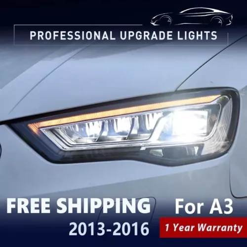 LED DRL Sequential Projector Headlights Assembly for AUDI A3 8V S3 2013-2016 - Bild 15 von 20