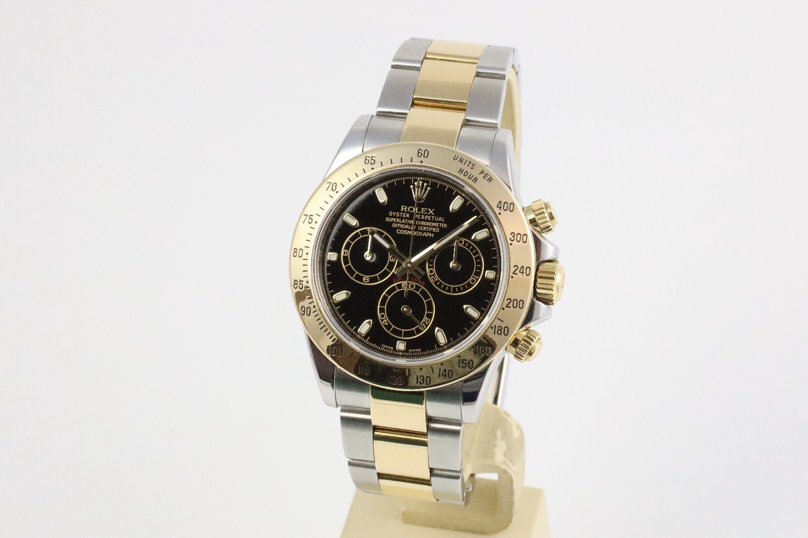 Bild 8 - Rolex Daytona Cosmograph 116523 40mm Stahl/Gold 2009 Black Dial Dif AVS18032 X