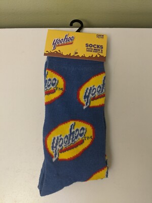 Yoohoo Novelty Crew Socks - Men s Size 6-12 One Pair 