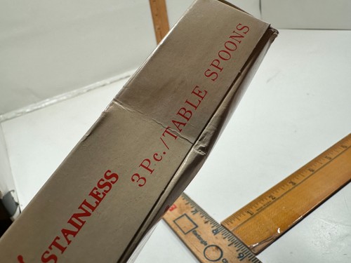 Versailles by MSI Japan Stainless Table Serving Spoons Flatware NOS Box Vintage - Picture 24 of 24
