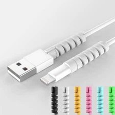 30 Pack Charger Cable Saver Silicone Flexible Cord Protector Cable Mouse Cable W