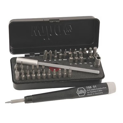 Hex, Phillips, Slotted, Torx(R) Bit 8 in, Drive Size: 4 mm , 75980