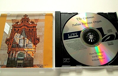 Eastman Italian Baroque Organ CD 2005 Hans Davidsson David Higgs