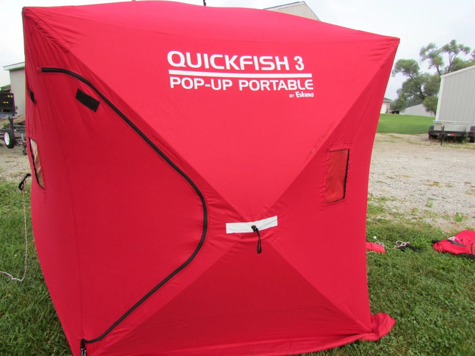 Esquimal Quickfish 3 Pop Up Refugio de Pesca en Hielo-Carpa Portátil Foto 4 de 4