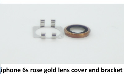 Rückkamera Linse mit Abdeckring und Metallhalterung für iPhone 6S 4.7 Roségold 