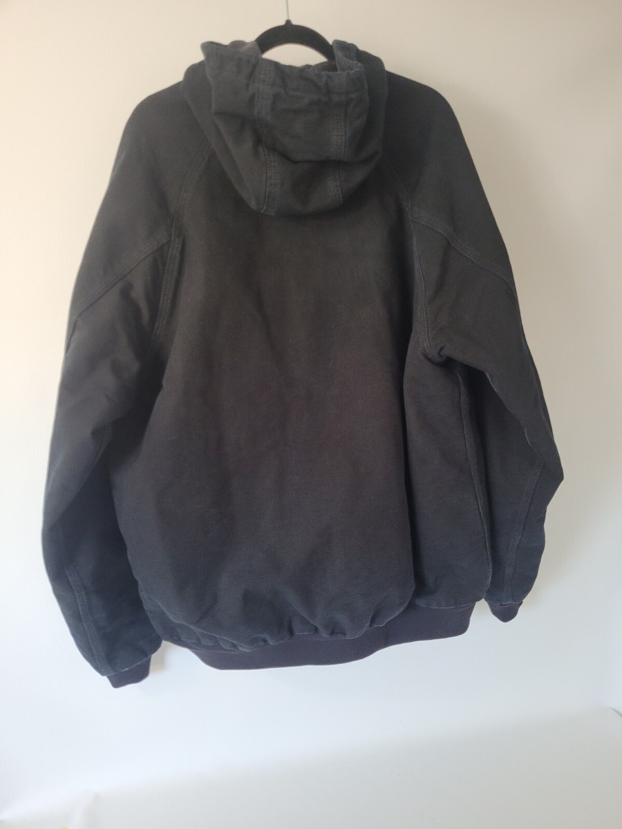 Carhartt Hooded Men's Quilt Lined Jacket XL TALL Ranch