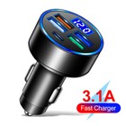 4 USB Port Super Fast Car Charger Adapter for iPhone Samsung Android Cell Phone