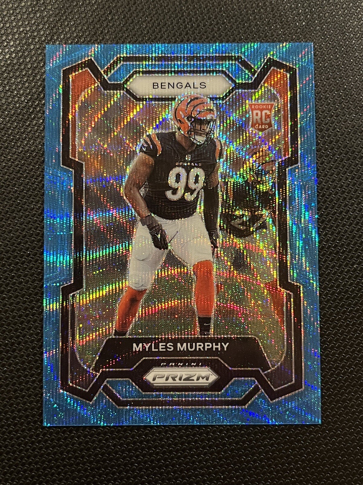 2023 Panini Prizm Myles Murphy Blue Wave /199 Rookie RC #320 Bengals