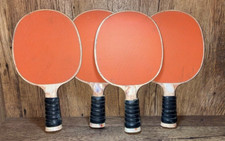  Lot of 4 Vintage Superior Ping Pong Paddles Superior Quality