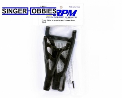 RPM 80212 Traxxas Revo/Summit Front Right A-Arms (Black) HH