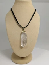Quartz Necklace, Gemstone Jewelry, Divine Healing Stone, Gift, 