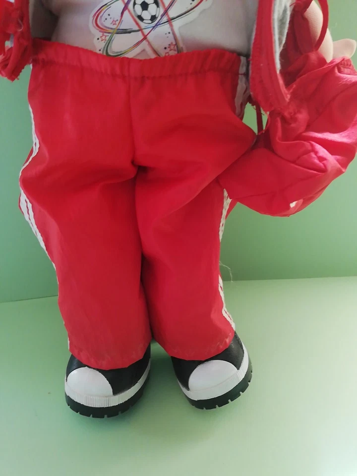 CABBAGE PATCH KIDS MATTEL 1996 MB4 BAMBOLA CAPELLI ROSSI CPK DOLL SPORT HAIR RED - Immagine 4 di 4