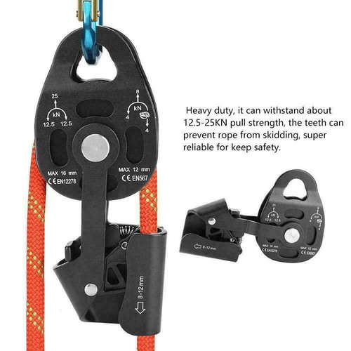 Single-turn fixed pulley hoist rigging safety hoisting rope hoisting wheel - Picture 3 of 10