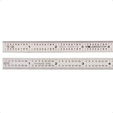 6" Machinist Ruler Scale 5R 10ths Graduation Flexible Decimal Inch Steel 1pc