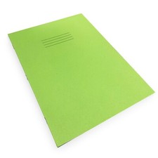 Rhino Stationery A4 Exercise School Book 10mm Squares Light Green
