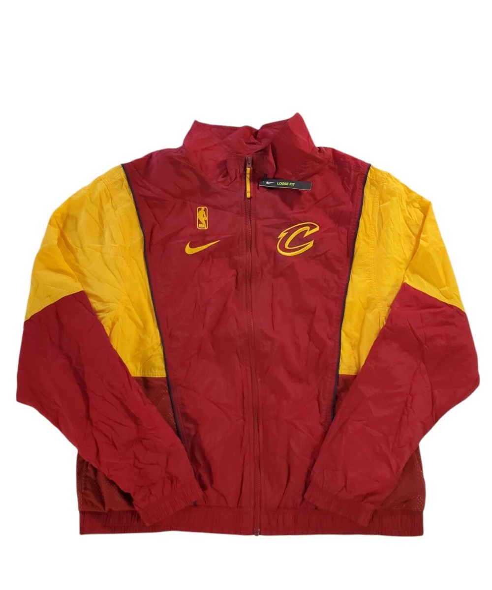 Nike Cleveland Cavaliers Track Windbreaker Jacket Full Zip Men's