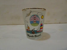 Vintage Myrtle Beach SC   shot/jigger/cordial glass