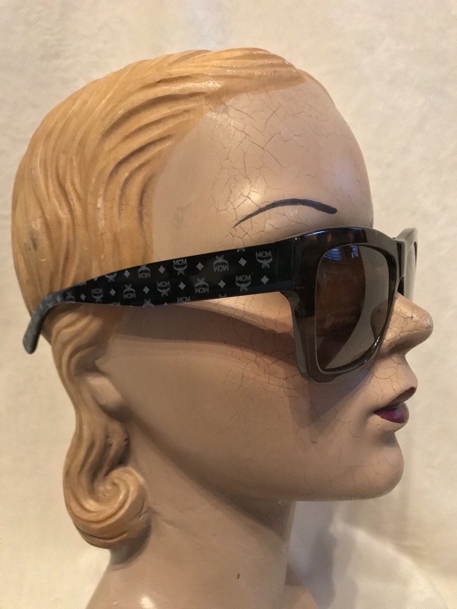 NIB MCM TORTOISE BLACK TURTLE DOVE LOGO Sunglasses MODEL  display picture 2