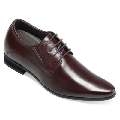 US12 CHAMARIPA Elevator Shoes For Men Brown Oxford Dress Shoes 8cm/ 3.15inches s-l400.jpg main image 3