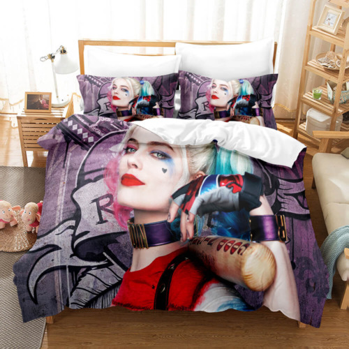 Suicide Squad Harley Quinn Full Bedding Set (4pcs)