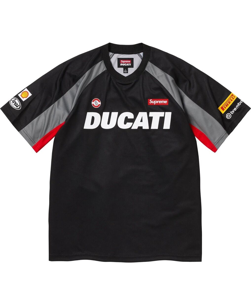 New With Tags Supreme Ducati Soccer Jersey Black Size Small New With Tags Supreme Ducati Soccer Jersey Black Size Small
