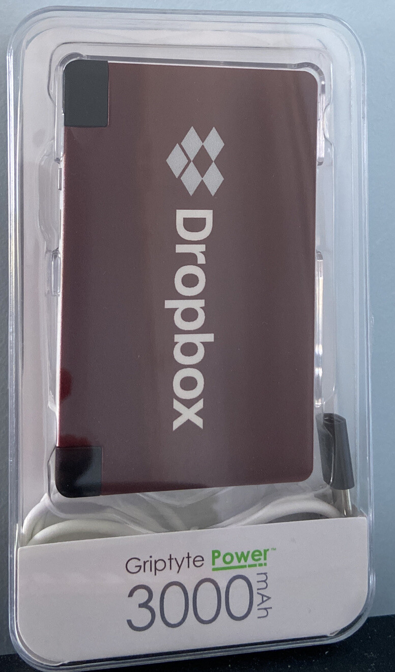 Compact 3000mAh Griptyte Power Portable Charger with 4.5-Hour Lifespan and Dropbox Integration-image