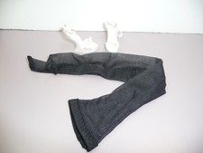 22" American Model Doll Size White Sandals & Black Pantyhose by Sherry        #u