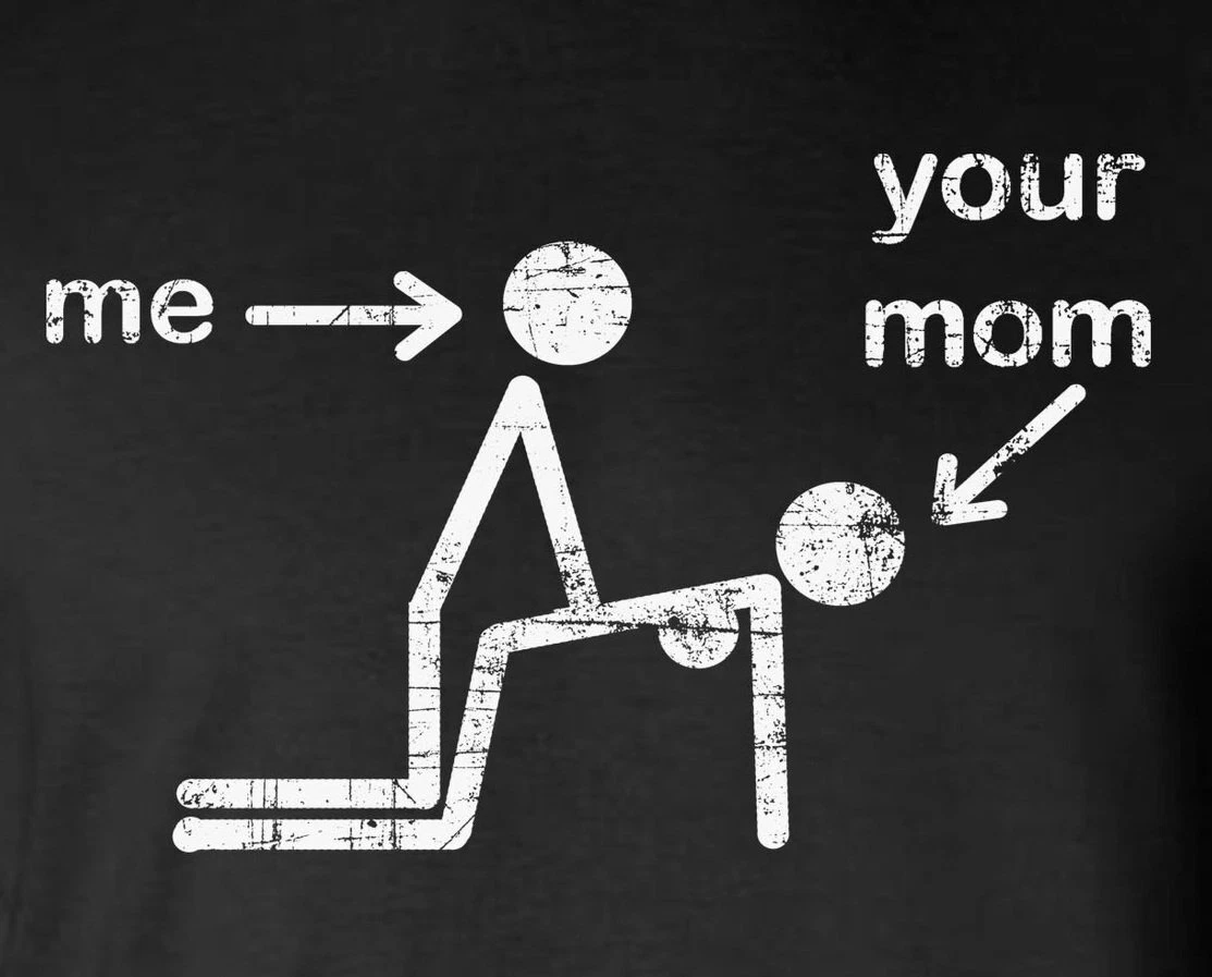 RHUDE Felpa con cappuccio Funny Stick Figure Doggystyle Me & Your Mom adulto maleducato volgare