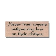 Dog Hair On Clothes, RUBBER STAMP, Saying, Dogs, Phrase, Words, Humor, Media,Pet