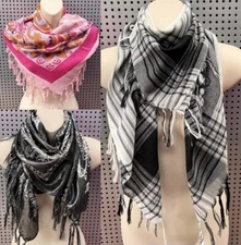 AU STOCK BOHO SOFT COTTON BLEND VOILE SQUARE HEAD NECK WRAP SCARF/SHAWL SC002