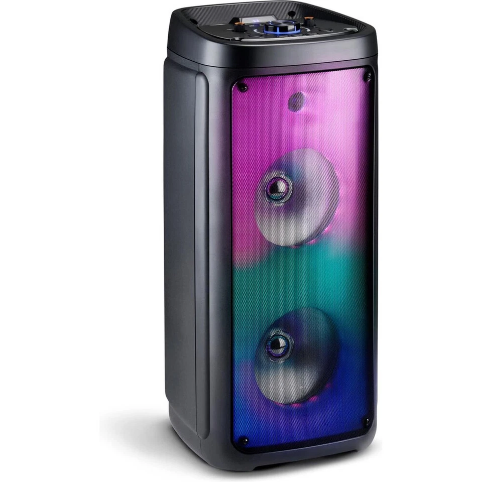 Altoparlante Cassa Bluetooth con Microfono e Illuminazione Bluetooth Aux e USB - Immagine 2 di 4