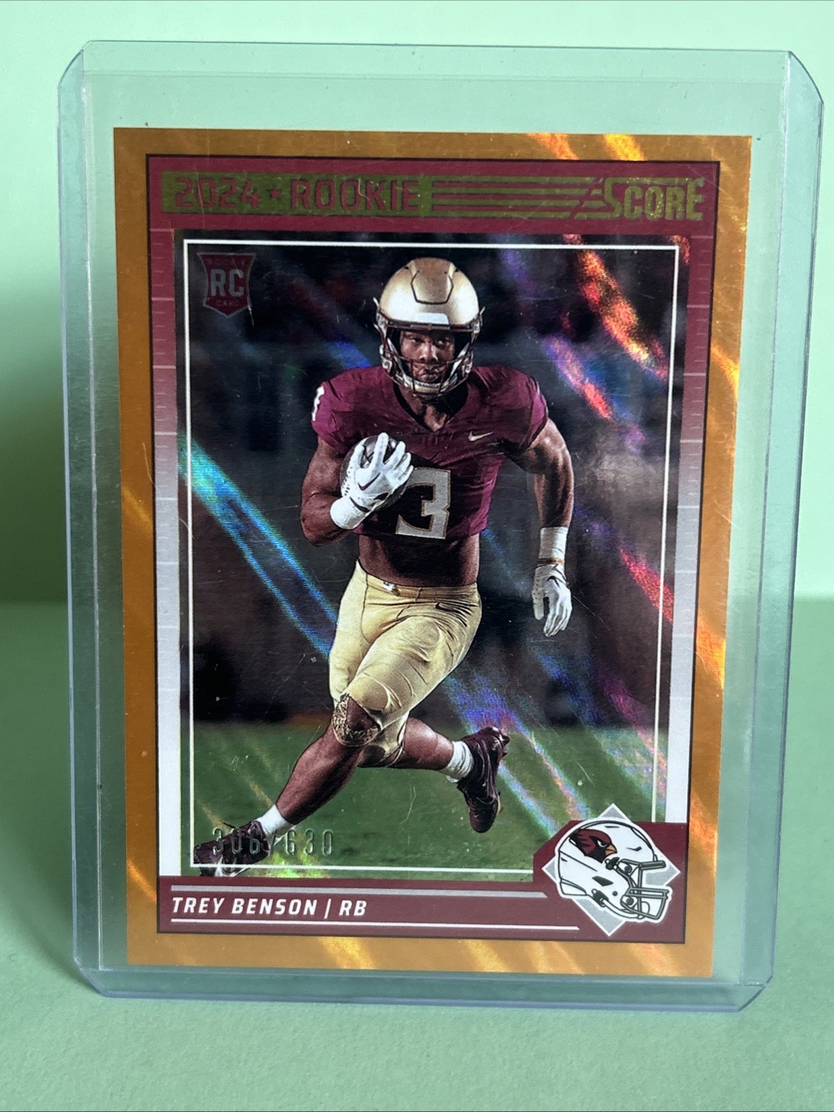 2024 Score - Rookies Trey Benson #354 Lava /630 (RC)