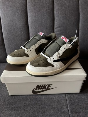 Nike Air Jordan 1 Retro Low OG SP Travis Scott Medium Olive US10,5 = EU 44,5