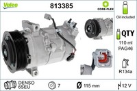Kompressor Klimaanlage Valeo CORE-FLEX 813385 12V FüR Mercedes Vito Tourer W447