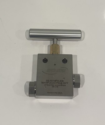 Spir Star SS-NVMF9-20K High Pressure 2-Way Straight Needle Valve NEW! SHIPS FREE