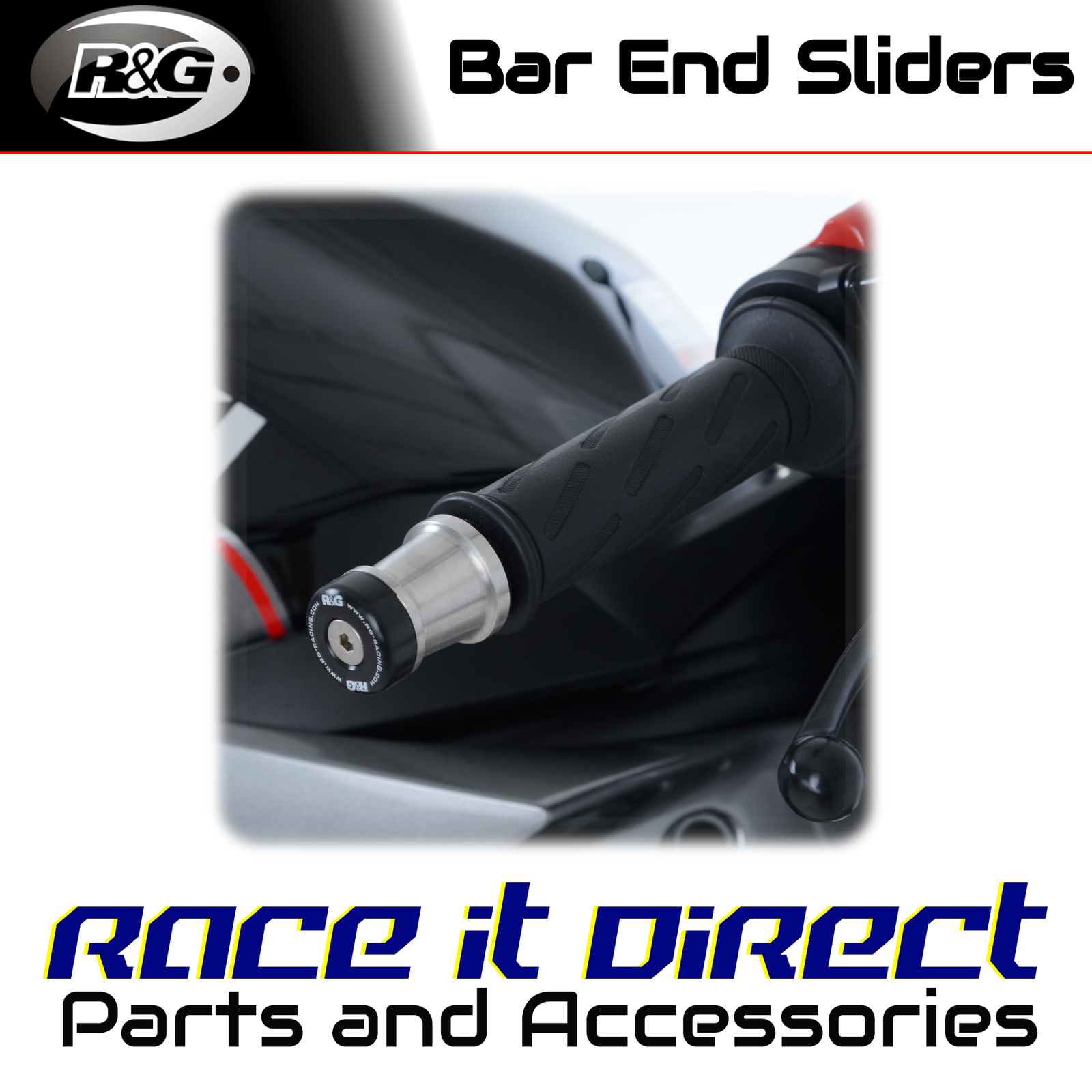 Bar End Sliders for Suzuki SV650 Unfaired 2018 R&G