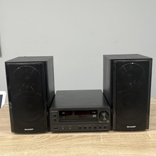 Sharp XL-HF203B Hi-FI Component System With High Resolution Audio - Black
