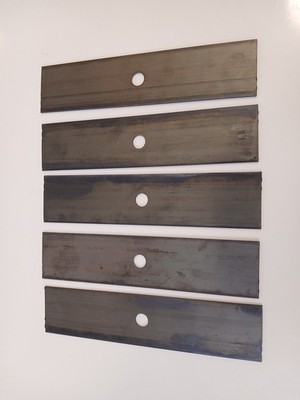 Edger Blades Lot of 5 McLane 9'' x 2'' - 1.5'' hole    USA Hi-Carbon Hardened Steel
