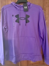 NWT Women  s LargeUnder Armour Loose Purple Hoodie