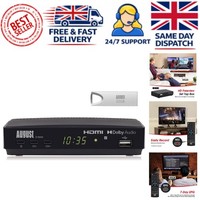 Compact Freeview HD Set-Top Box – 1080p Output, USB Recording & Remote Control