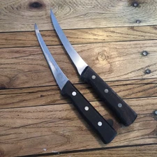 Lot 2 Vtg Victorinox R H Forschner Co. 407-6 stainless filet boning Knife Knives