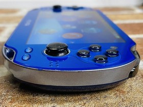 SONY PS Vita PCH-1000 Sapphire Blue ZA04 Playstation Charger 8GB Tested EX DDP