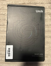 Umik Fingerprint Smart Door Lock Black Tuya App IC Card Physical Key BNWT