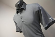 Callaway Golf Polo Shirt Opti Dri Performance Athletic Shirt Mens Sz Medium