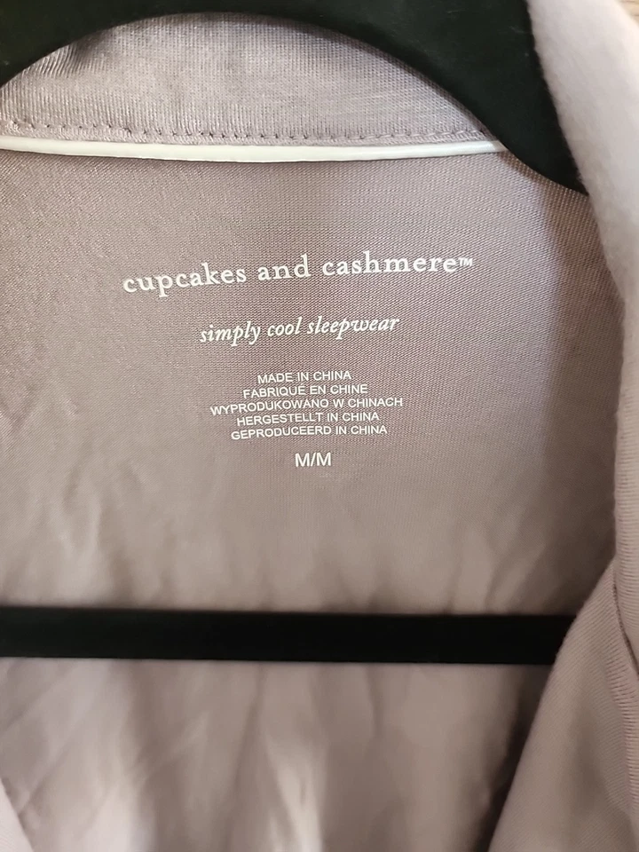 ☁️ Top de ropa de dormir Simply Cool para cupcakes y cachemir - malva, talla M Foto 2 de 2